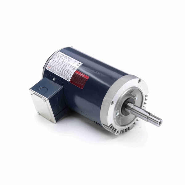 Motor 3 Hp Close-Coupled Pump Motor, 3 Phase, 3600 Rpm, 230/460 V, 145Jmv Frame, Odp